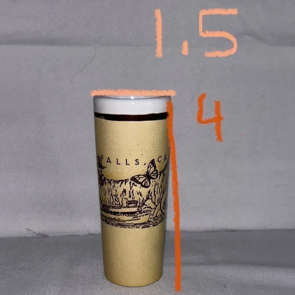 Shot Glass Niagara Falls, Canada Vintage Souvenir Double Tall Shot Glass